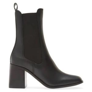 Steve Madden black leather Argent boots. 8.5 Brand new